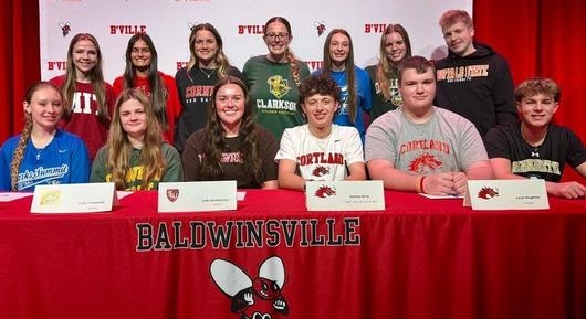 Baldwinsville athletes commit to colleges during 2024 National Signing Day