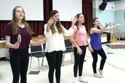 Durgee Students Singing at Board Meeting