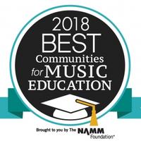Logo for Best Communities for Music Education Award