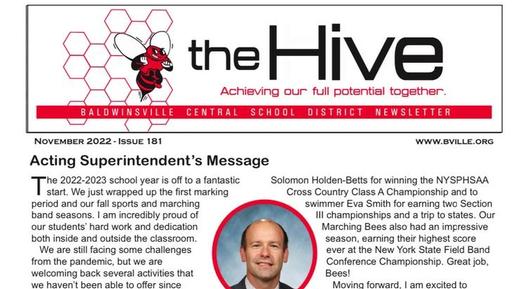 November 2022 edition of the Hive is now available
