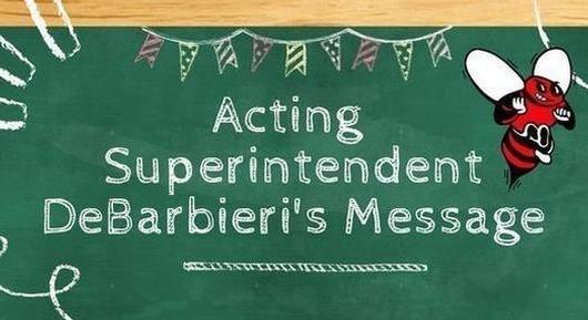 Acting Superintendent's announcements for January 13, 2023