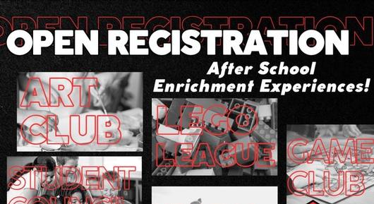 Registration open for 2023-2024 After School Enrichment Programs