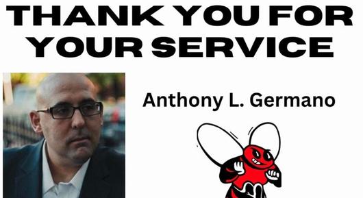 Thank you for your service, Anthony Germano