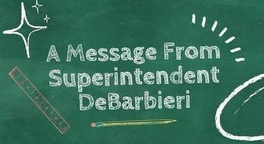 Superintendent DeBarbieri's announcements for November 9, 2023