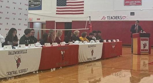 Baldwinsville athletes commit to colleges during 2023 National Signing Day