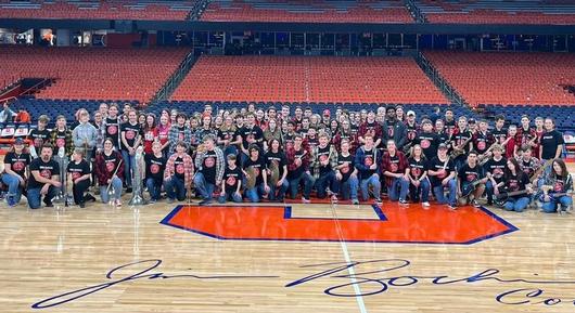 Bees Pep Band continues partnership with Syracuse University, Le Moyne College