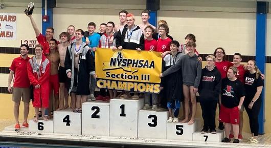 HISTORY MADE: Boys Swimming & Diving Team wins Section III Class A  Championship